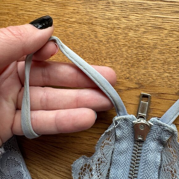 Windsor Light Blue Lace Dress Size XS - Picture 8 of 11